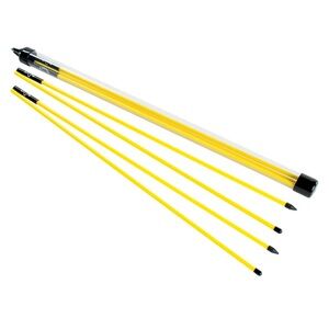 Callaway Alignment Stix Set Golf Swing Trainer Yellow 48 Inches Set of 2 w/ Case